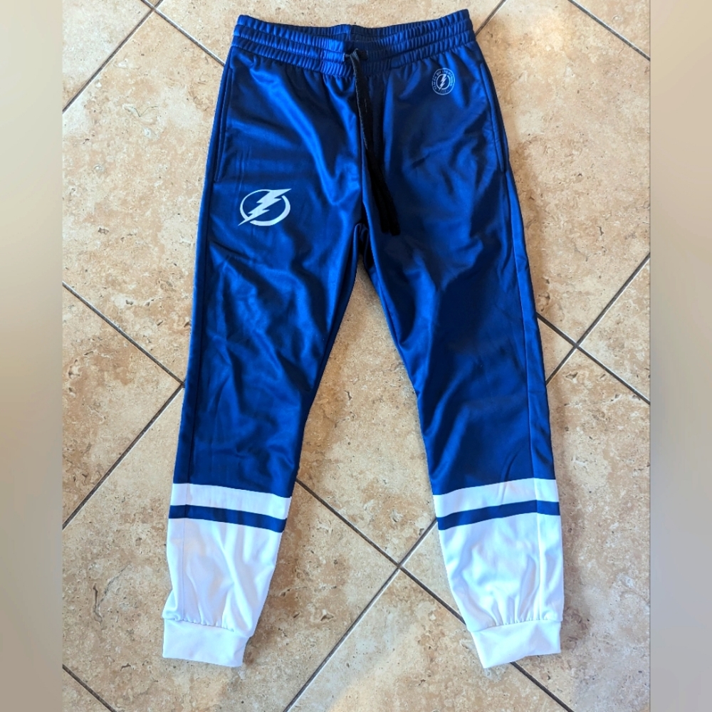 Tampa Bay lightning hockey jogger pants, size S